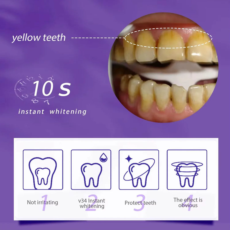 Pasta de dentes  para clareamento dos dentes.