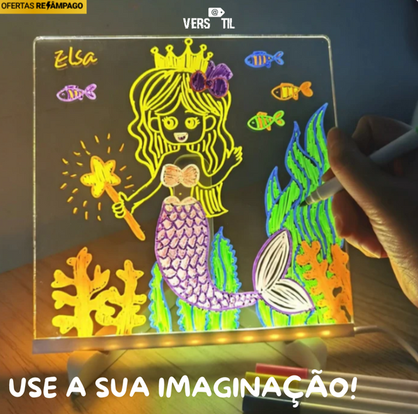 Quadro Mágico de LED Criativo